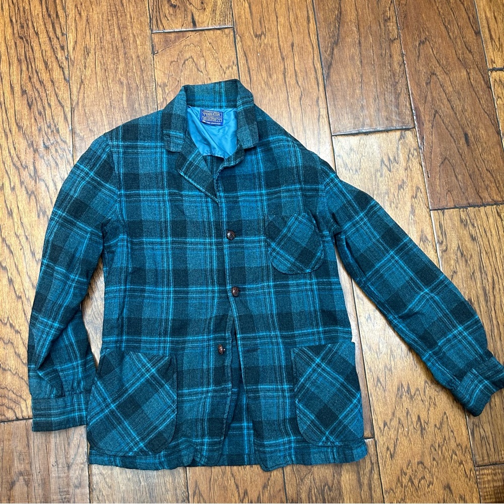Vintage Pendleton 49er Woolen Mills plaid‎ shirt jacket